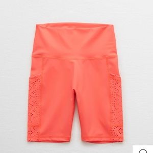 Pink bike shorts aerie